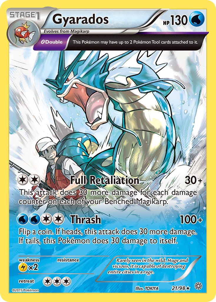 Gyarados 21/98, Ancient Origins Pokémon card