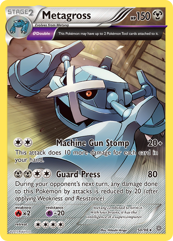Metagross 50/98, Ancient Origins Pokémon card