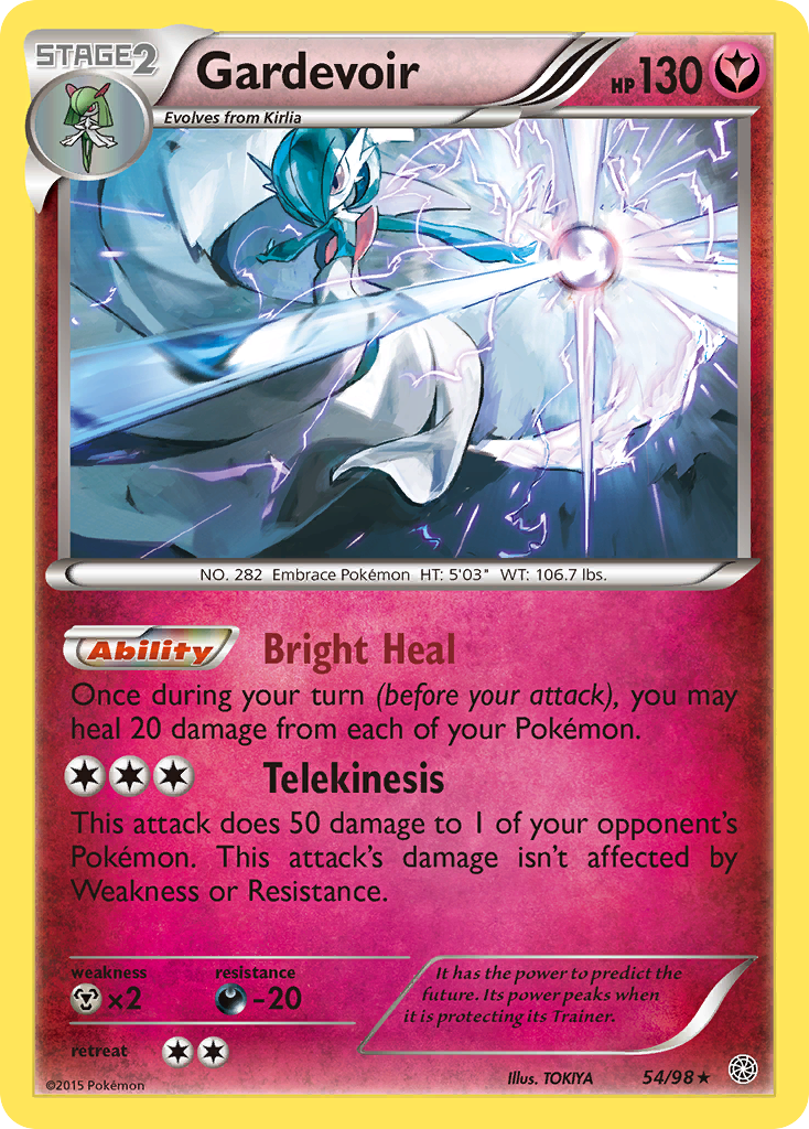 Gardevoir 54/98, Ancient Origins Pokémon card