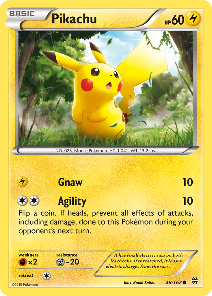 Pikachu 48/162, BREAKthrough Pokémon card