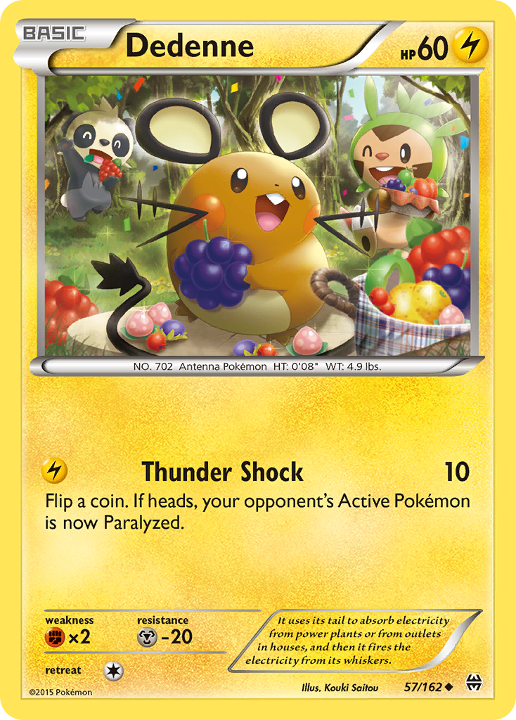 Dedenne 57/162, BREAKthrough Pokémon card