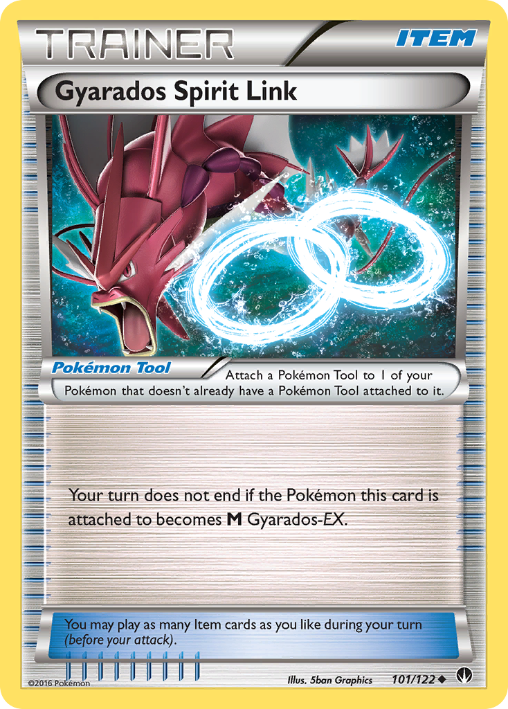 Gyarados Spirit Link 101/122, BREAKpoint Pokémon card
