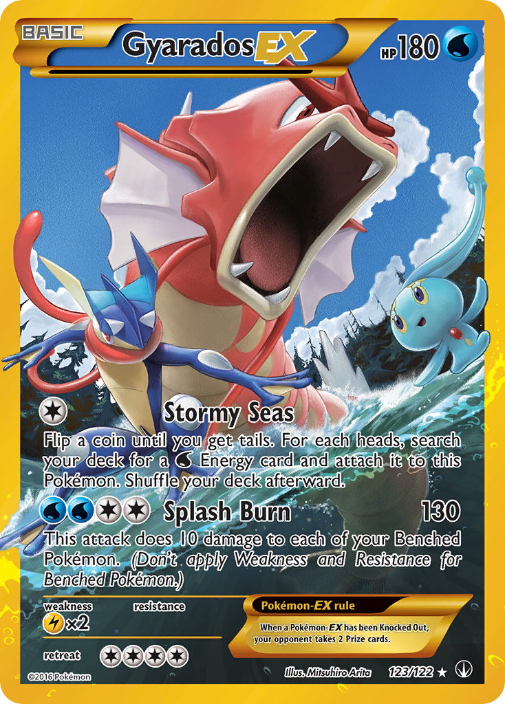 Gyarados-EX 123/122, BREAKpoint Pokémon card