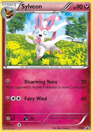 Sylveon XY04 from XY Black Star Promos