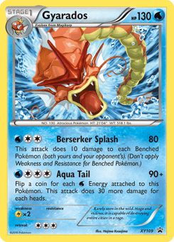 Gyarados XY109, XY Black Star Promos