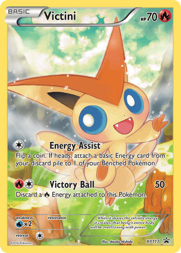Victini XY117 from XY Black Star Promos