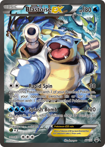 Blastoise-EX XY122 from XY Black Star Promos