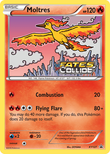Moltres XY127 from XY Black Star Promos