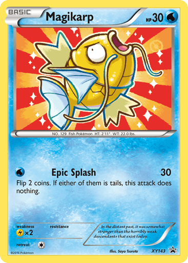 Magikarp XY143 from XY Black Star Promos
