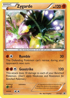 Zygarde XY152, XY Black Star Promos