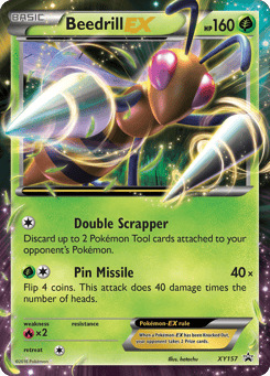 Beedrill-EX XY157, XY Black Star Promos