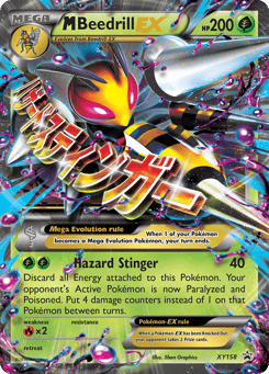 M Beedrill-EX XY158, XY Black Star Promos