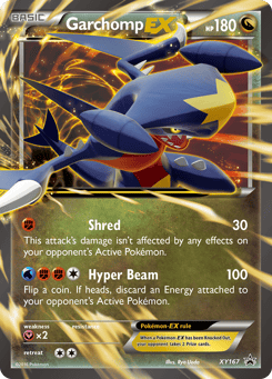 Garchomp-EX XY167, XY Black Star Promos