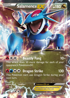 Salamence-EX XY170, XY Black Star Promos
