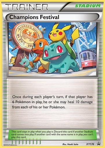 Champions Festival XY176 from XY Black Star Promos