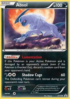 Absol XY178, XY Black Star Promos