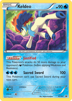 Keldeo XY191, XY Black Star Promos