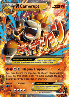 M Camerupt-EX XY198, XY Black Star Promos