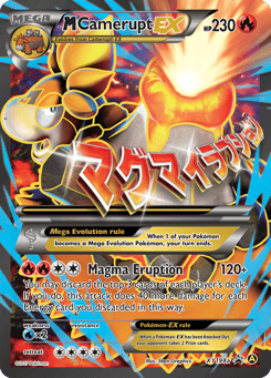 M Camerupt-EX XY198a, XY Black Star Promos