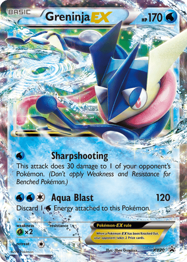 Greninja-EX XY20 from XY Black Star Promos