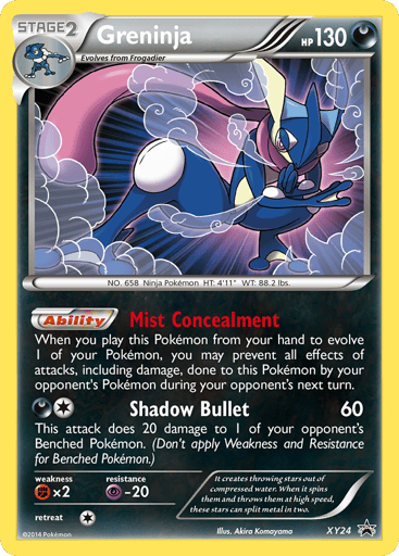 Greninja XY24 from XY Black Star Promos