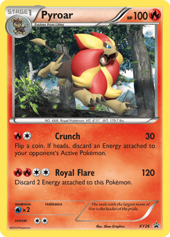 Pyroar XY26, XY Black Star Promos