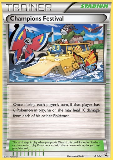 Champions Festival XY27 from XY Black Star Promos