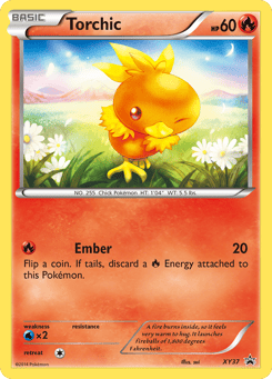 Torchic XY37, XY Black Star Promos