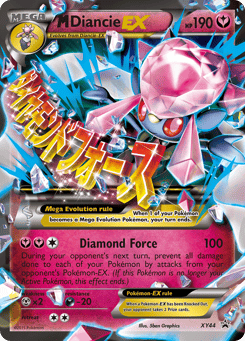 M Diancie-EX XY44, XY Black Star Promos