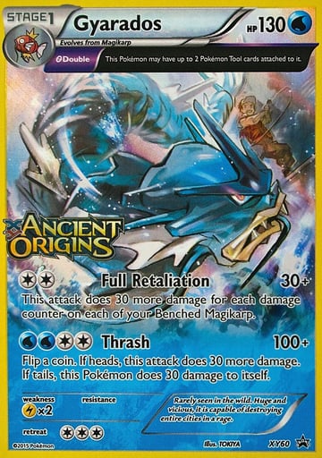 Gyarados XY60 from XY Black Star Promos