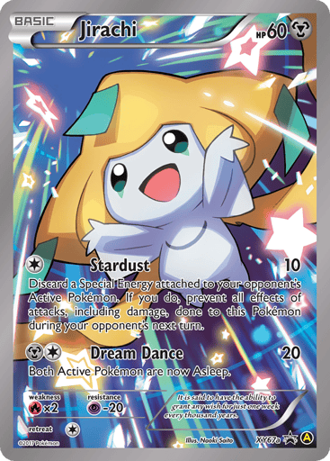 Jirachi XY67a from XY Black Star Promos
