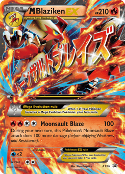 M Blaziken-EX XY86, XY Black Star Promos