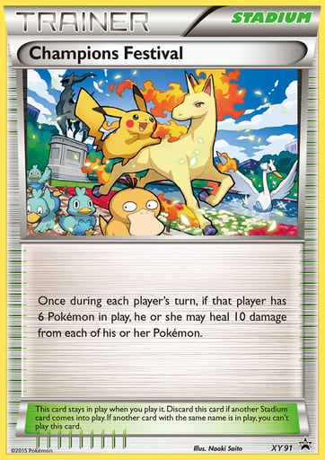 Champions Festival XY91 from XY Black Star Promos