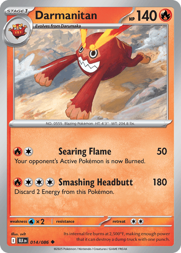 Darmanitan 14/86 from Black Bolt