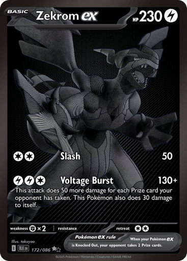 Zekrom ex 172/86 from Black Bolt