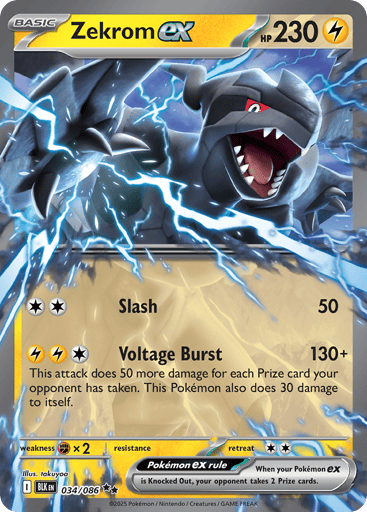 Zekrom ex 34/86 from Black Bolt
