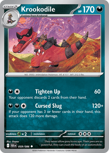 Krookodile 59/86 from Black Bolt