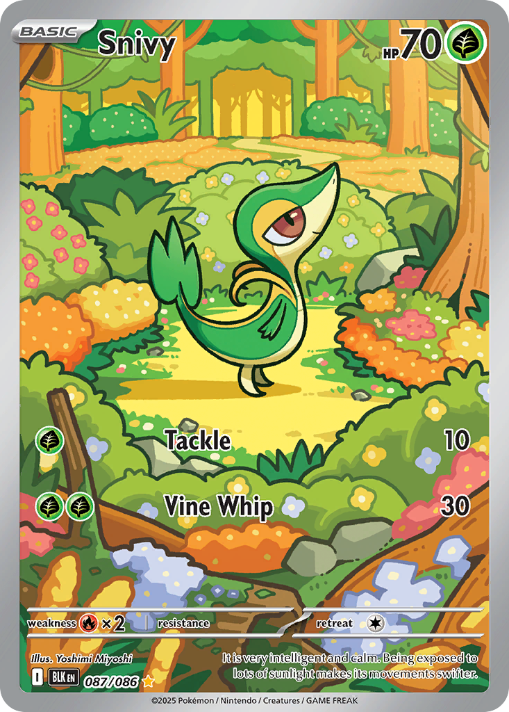 Snivy 87/86, Black Bolt Pokémon card